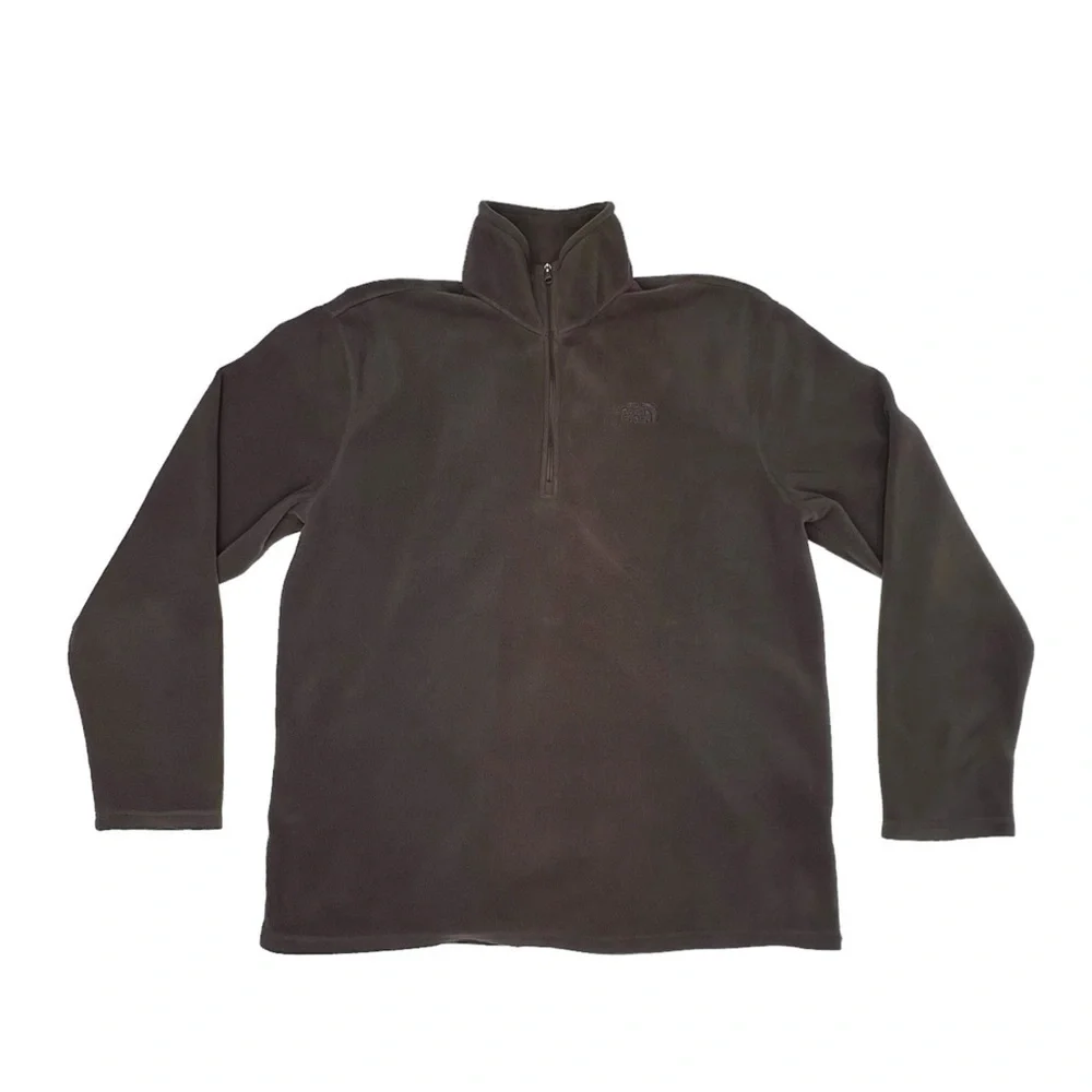 The North Face 1/2 Zip Pullover Fleece Jacket Men’s Size Large Brown